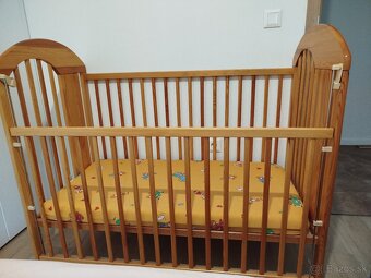 Detská postieľka z masívu - 2