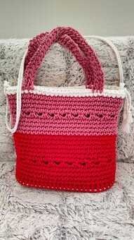 Ručne háčkovaná kabelka - 2