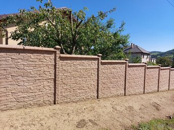 Betónový plot-koncoročná akcia - 2