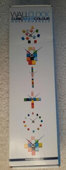 Nástenné hodiny Karlsson Diy Cubic Multicolor - 2