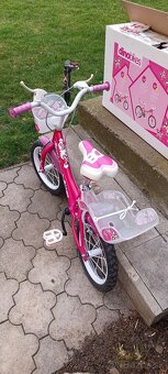 Detský dievčenský bicykel Dinobikes 14" - 2