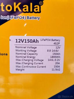 Batéria LiFePO4 12V 150Ah - 2