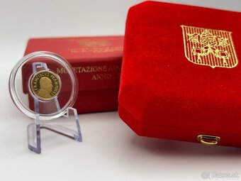 10€ Vatikán pápež 2015 zlatá minca investičné zlato - 2