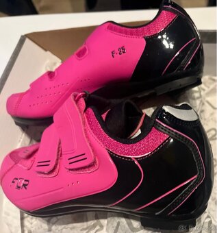 Dámske cyklistické tretry FLR F-35 Neon Pink č. 40 - 2