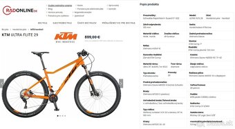 Hardtail - Horský bicykel - MTB Značka: KTM ULTRA FLITE 29 - 2