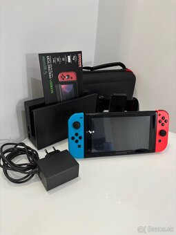 Nintendo Switch 1 s príslušenstvom - TOP stav - 2