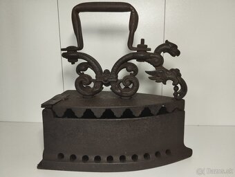 Atypická sběratelská žehlička DRAK s hvězdou - 2