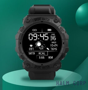 (IHNEĎ) Športové Smart hodinky, čierne HALMcorp - 2