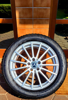 alu R18 5x112, senzory, zimné pneu 215/55 orig. Mercedes GLA - 2