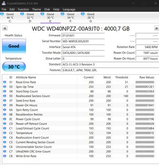 Western Digital WDC WD40NPZZ-00A9JT0 4TB - 2