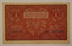 1 Marka Polsko 1919 - 2