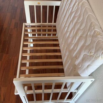 Postieľka 60×90, takmer nová, ideálna pre novorodencov - 2