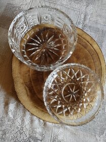 Dóza sklenená krištálová - 2