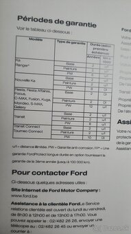 Servisna kniha Ford Ka, c-max, Kuga,  Mondeo, S-max - 2