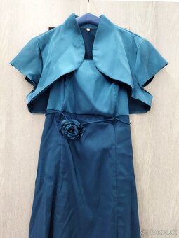 Predam elegantne modre saty v. 44 - 2