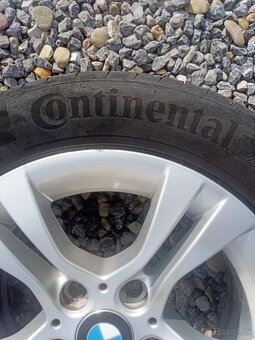 Predám kolesá 5x120 BMW 16" 205/55R16 Continental - 2