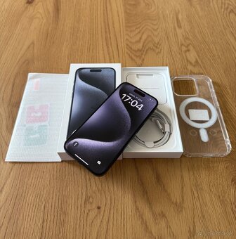 iPhone 15 Pro 256 gb Blue Titanium - nepoužívaný, záruka - 2