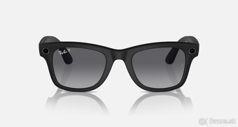 Ray-Ban Meta Wayfarer, Matná čierna / Polarizačné šošovky - 2