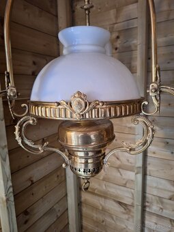 Starozitny bronzový luster - 2