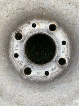 Plechove disky 4x108 r15 + pneu - 2