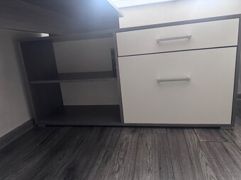 Písací stôl s komodou - 2