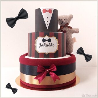 Plienková torta MALÝ GENTLEMAN - 2