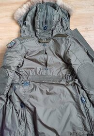 Dámska/dievčenská zimná bunda s pravou kožušinou XS - 2