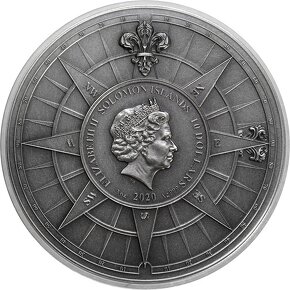 Strieborná minca 3 Oz 250. výročie prieskumné plavby Jamesa - 2