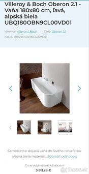 Vaňa - Villeroy & Boch Oberon 2.1 - 2