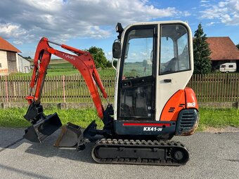 Minibagr Kubota KX41-3v hyd.podvozek+svahovka - 2