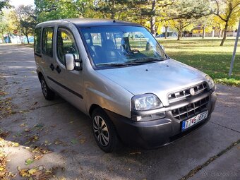Predam Fiat doblo 1.9jtd 74kw ťažné 5miestne klima rv2002 - 2