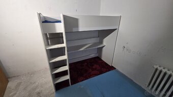 Poschodová posteľ zo stolom - 2