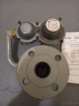 Domový regulátor plynu Fisher,kotol - 2