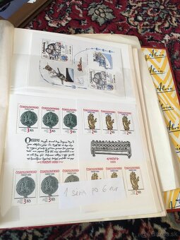 Predám tieto aršíky z Československa - 2