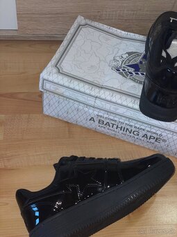 Bape Sta Low Patent Black - 2