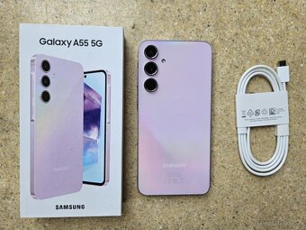 Samsung Galaxy A55 5G 8GB/128GB,ruzovy,top,sklo,zaruka - 2
