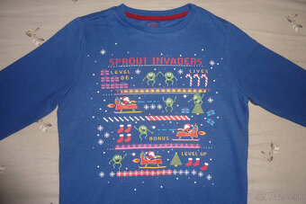 VIANOČNÁ MIKINA-134/140 (9-10 rokov), chlapč., zn.F&F - 2