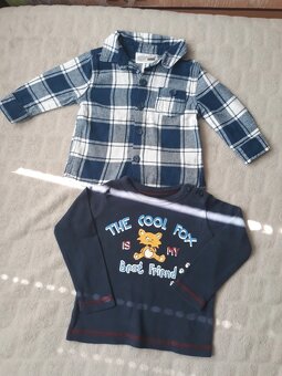 Tričká a košele v.62-68 - 7ks - 2