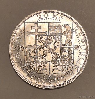 20 Kč 1937, T.G.Masaryk, ČSR - 2