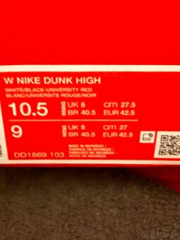 Nike Dunk High 10,5 - EUR 42,5 - 2