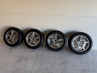 ALU DISKY DEZENT 5x112 S LETNÝMI PNEU 205/55 R16 - 2