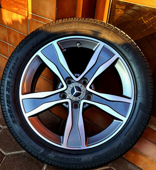 alu R17 5x112, bicolor, orig. Mercedes C + E (pneu 225/50) - 2
