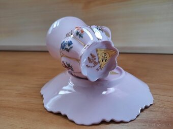 Mocca kávová šálka- ružový porcelán - 2