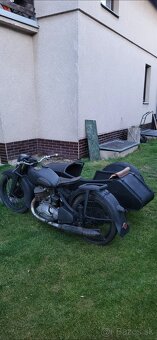 Dkw nz 500. Sidecar gelande stoye .wehrmacht - 2