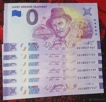 0€ bankovka, 0 eurova bankovka, 0 euro souvenir - 2