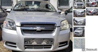 Chevrolet Aveo 1.4 2009 predám NÁRAZNÍK KAPOTA SVETLO F14D3 - 2