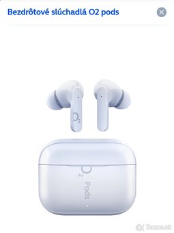 Bezdrôtové slúchadlá O2 Pods (nové) - 2