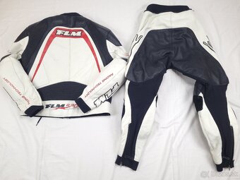 FLM Greyhound RED pánska dvojdielna moto kombinéza 54/52 XL/ - 2