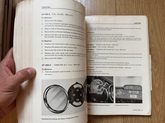 FORD CORTINA originální montážní servisní manual dílenský - 2