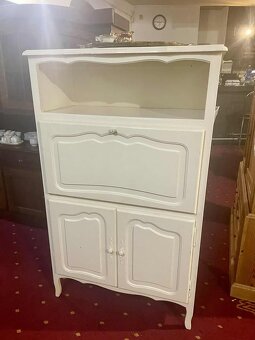 komoda, drevo, biela farba, v 145 cm, s 90 cm, h 43 cm - 2